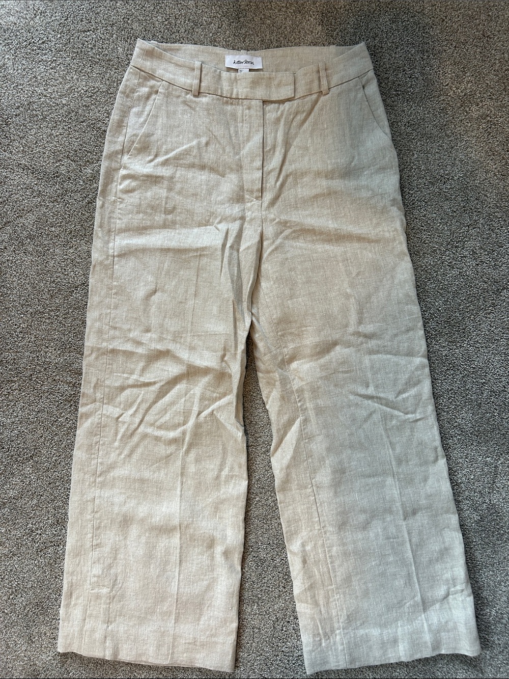 & Other Stories Linen Trousers - US 4